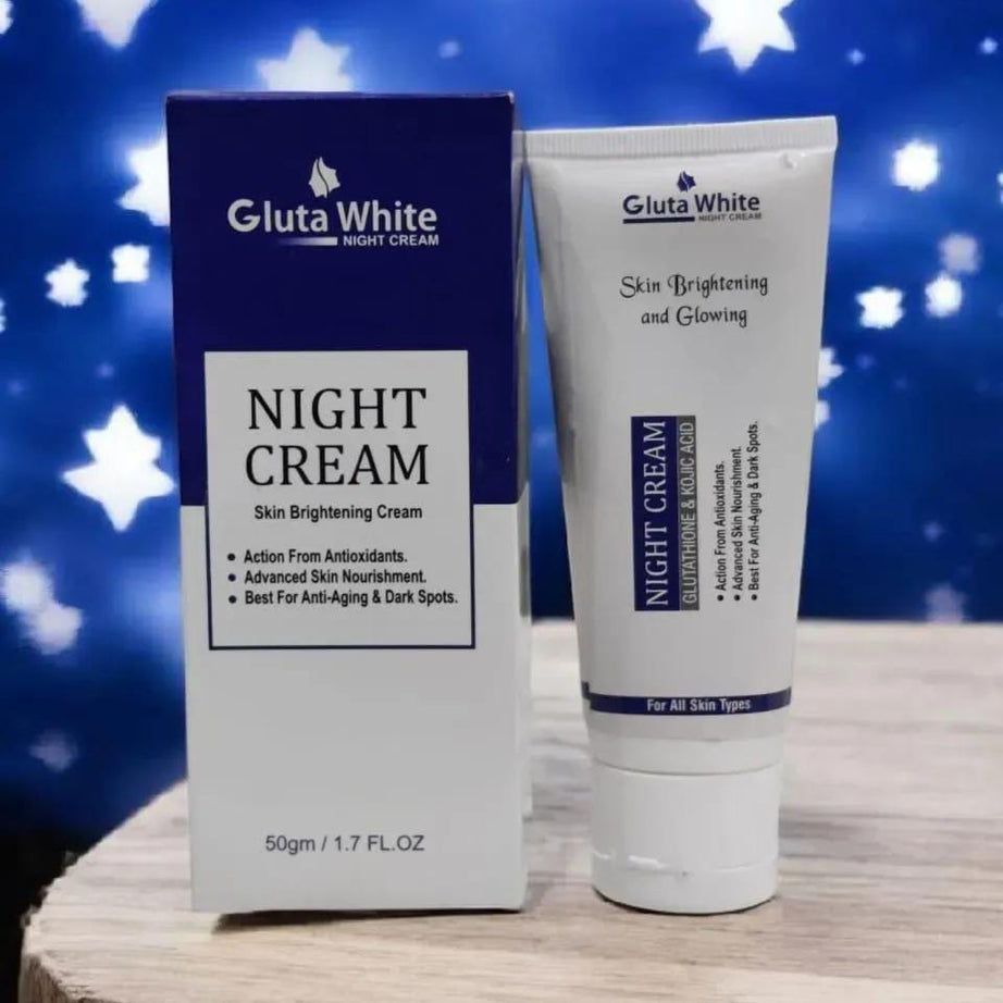 Gluta White Night Cream 50g | Nourishing Overnight Face Cream