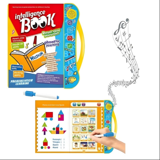Interactive Intelligence Book for Kids – Educational Sound Learning Toy