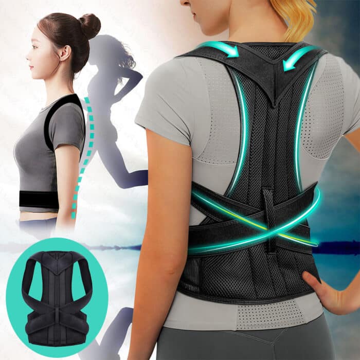 Adjustable Back Posture Corrector Brace | Spine Support & Pain Relief for Men & Women